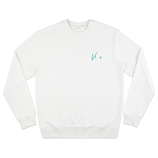 Love and Money White Signature Sweatshirt